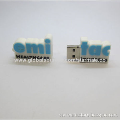 Custom-shaped USB Flash Drive, 128, 256, 512MB, 1, 2, 4, 8, 16, 32, 64GB Capacity